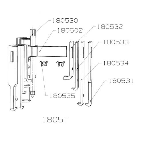 EXTRACTOR MULTIPLE FORZA SERIE 1800T CON 12 PATAS